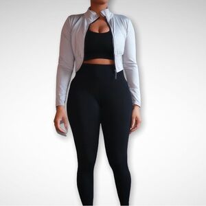 Women's Grey Workout Jacket